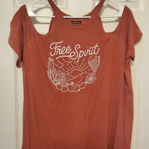 Torrid Cold Shoulder Top